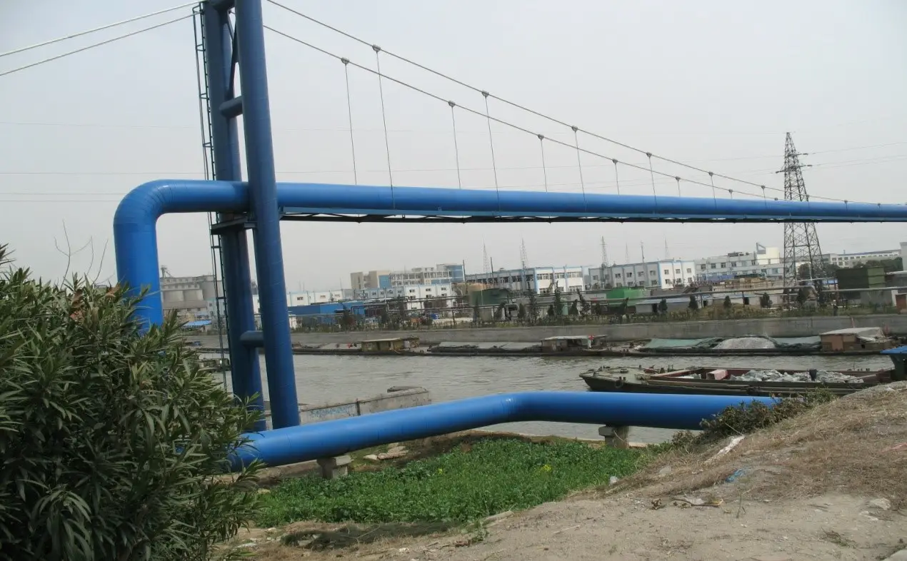 宜兴协联过锡溧漕运河蒸汽悬索桥